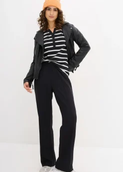 T-shirt col Henley, 100% coton