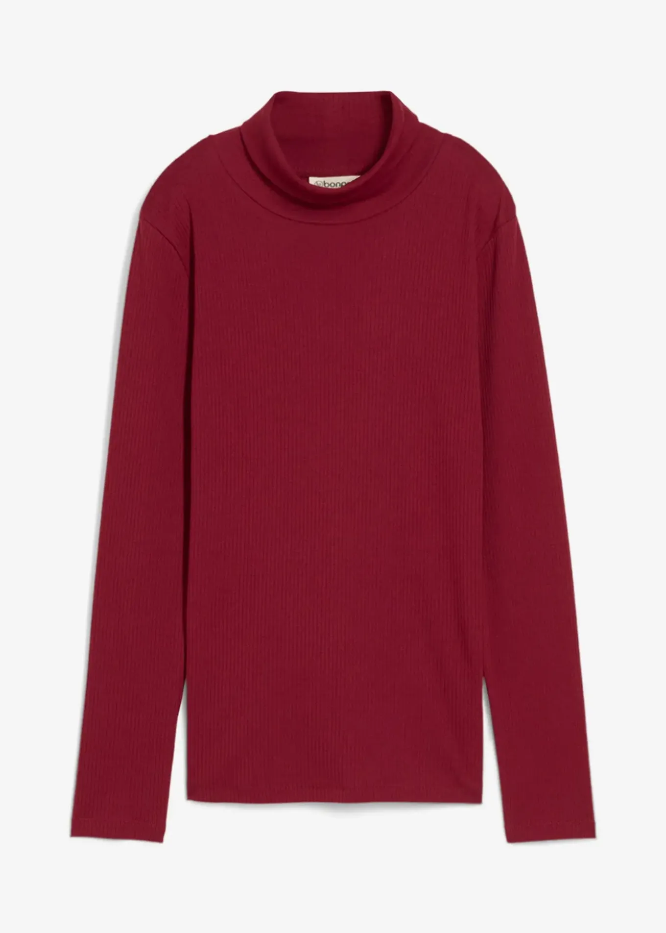 T-shirt col roulé 100% coton