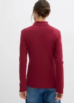 T-shirt col roulé 100% coton