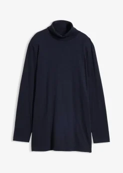 T-shirt col roulé 100% coton