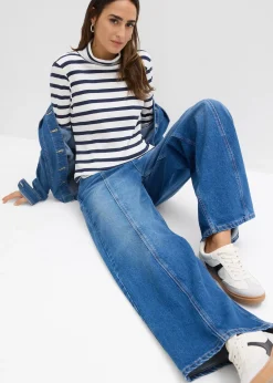 T-shirt col roulé 100% coton