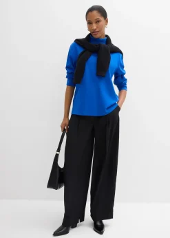 T-shirt col roulé 100% coton