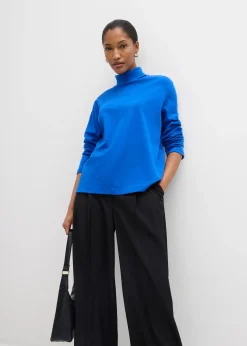 T-shirt col roulé 100% coton