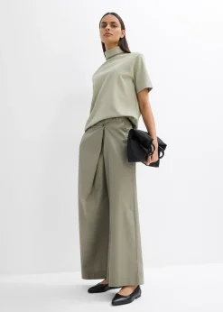 T-shirt col roulé 100% coton