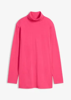 T-shirt col roulé 100% coton