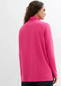 T-shirt col roulé 100% coton