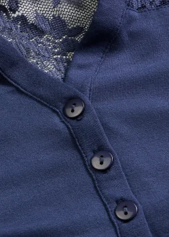 T-shirt col tunisien en viscose majoritaire