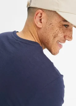 T-shirt col V, 100% coton