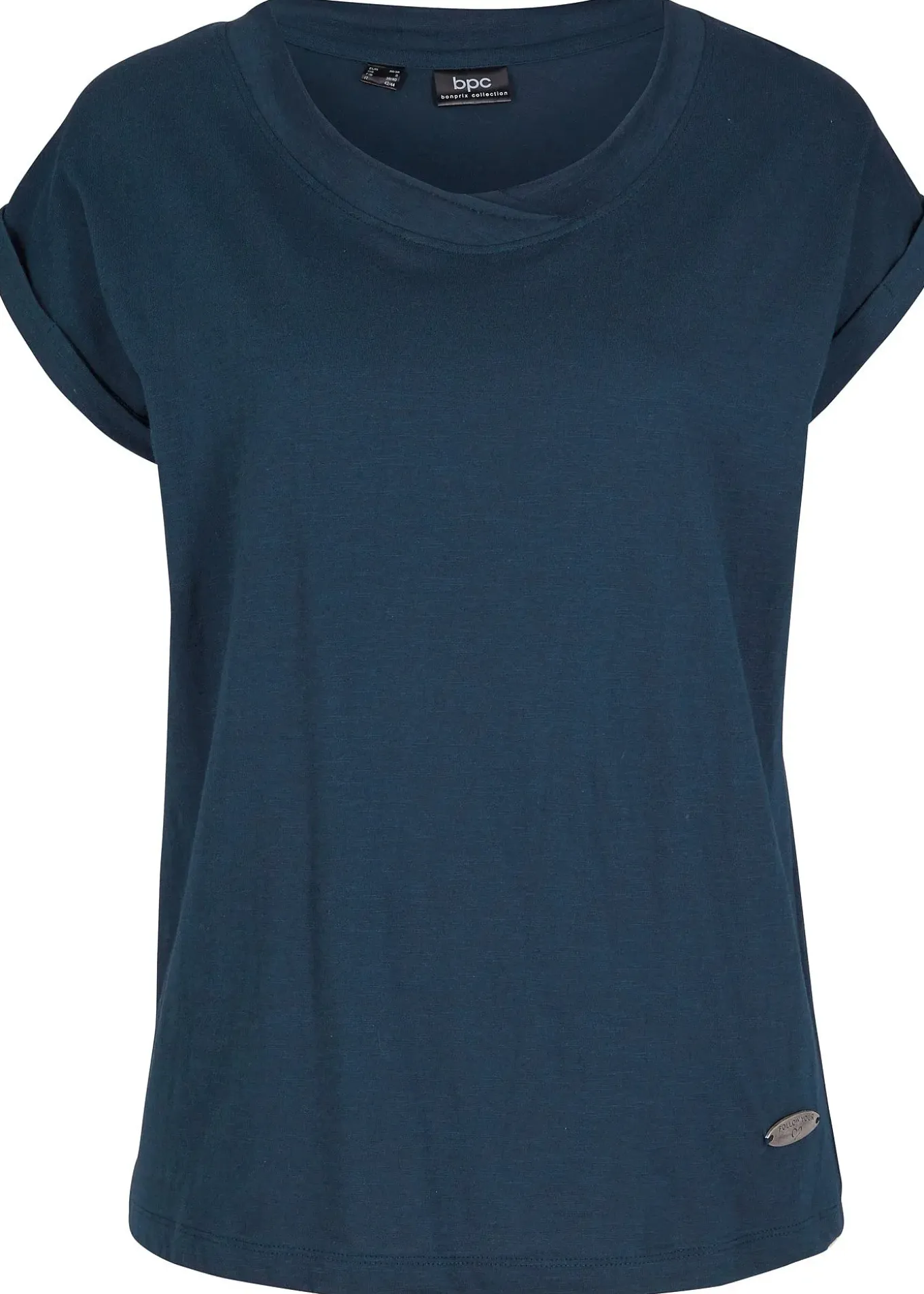 T-shirt coton avec manches papillon