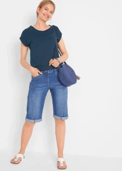 T-shirt coton avec manches papillon