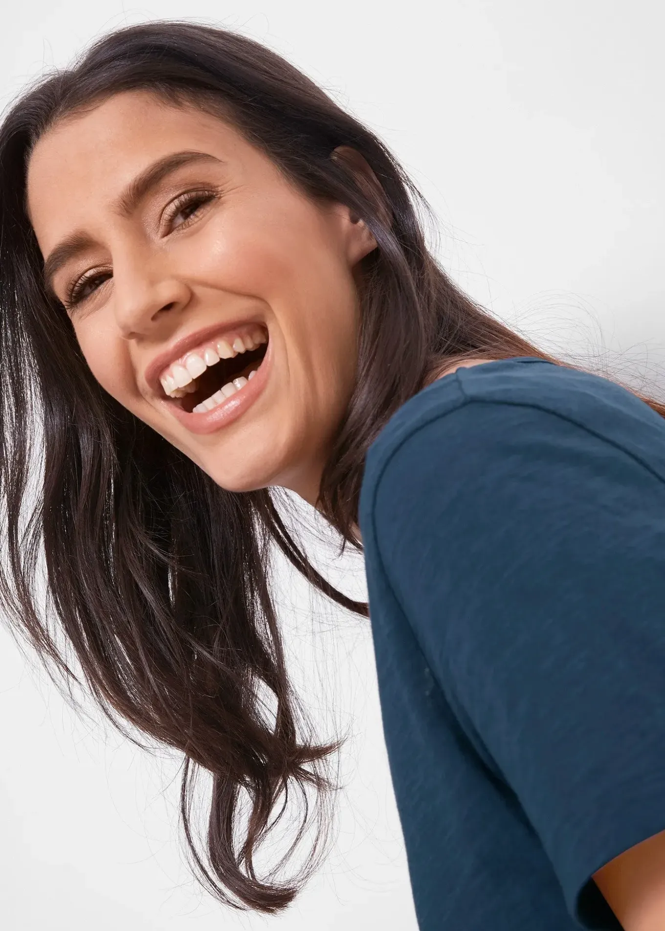 T-shirt coton en fil flammé, manches courtes