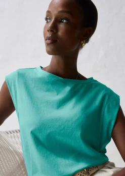 T-shirt coton et soie