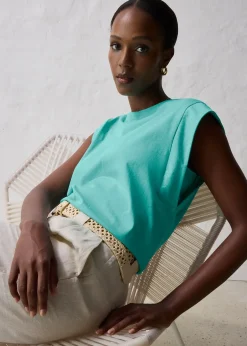 T-shirt coton et soie