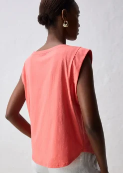 T-shirt coton et soie