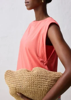 T-shirt coton et soie