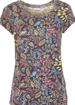 T-shirt coton imprimé, manches courtes