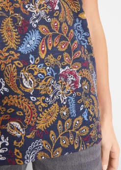 T-shirt coton imprimé, manches courtes