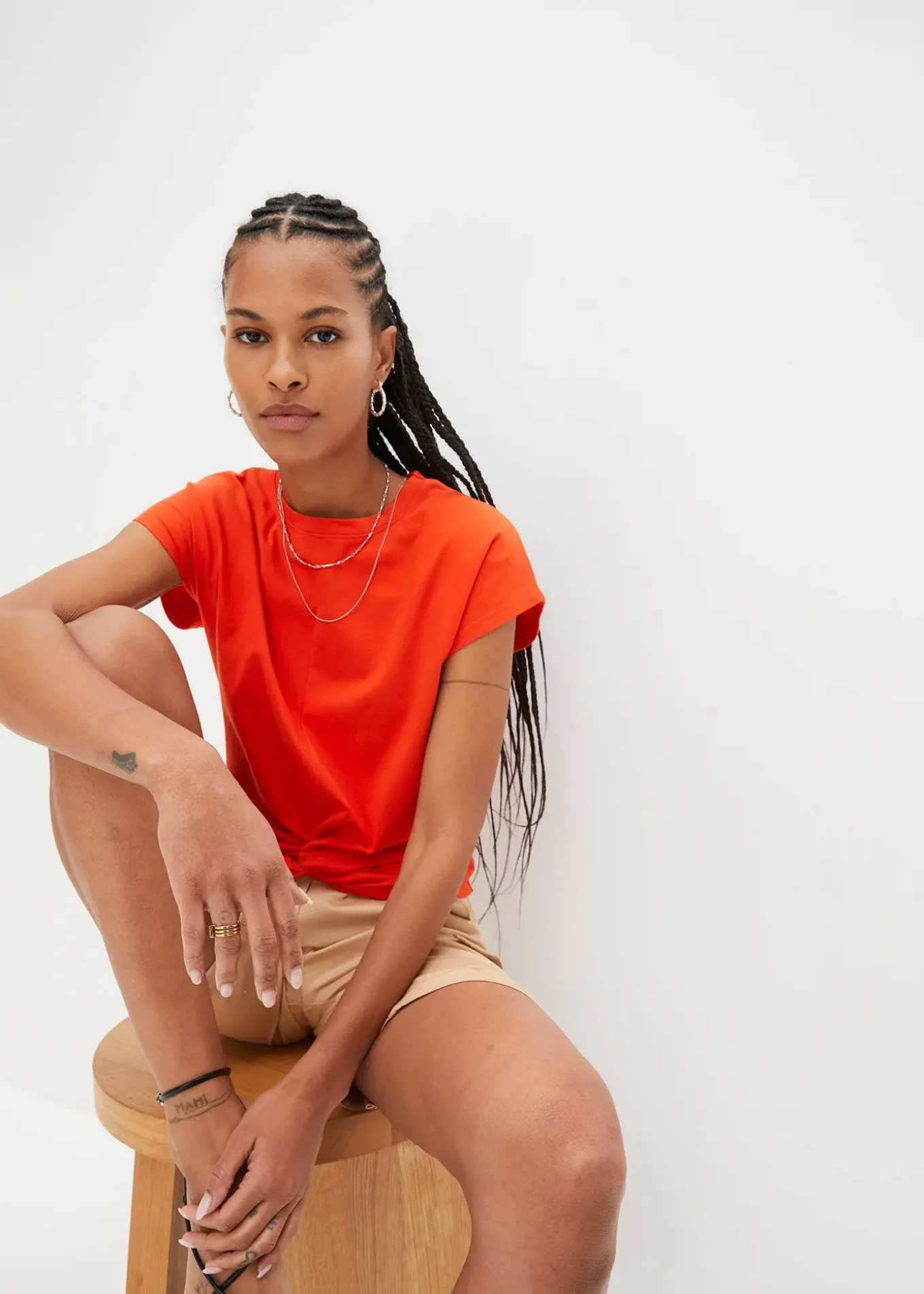 T-shirt court 100% coton