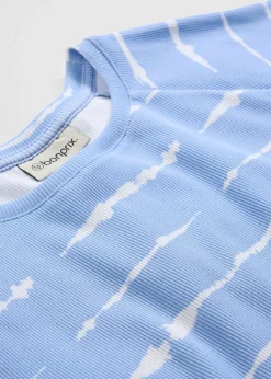 T-shirt court et côtelé