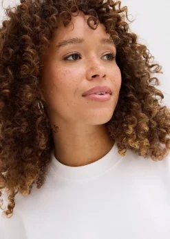 T-shirt court et oversize en coton épais