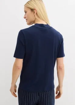 T-shirt côtelé 100% coton