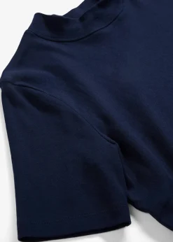 T-shirt côtelé 100% coton