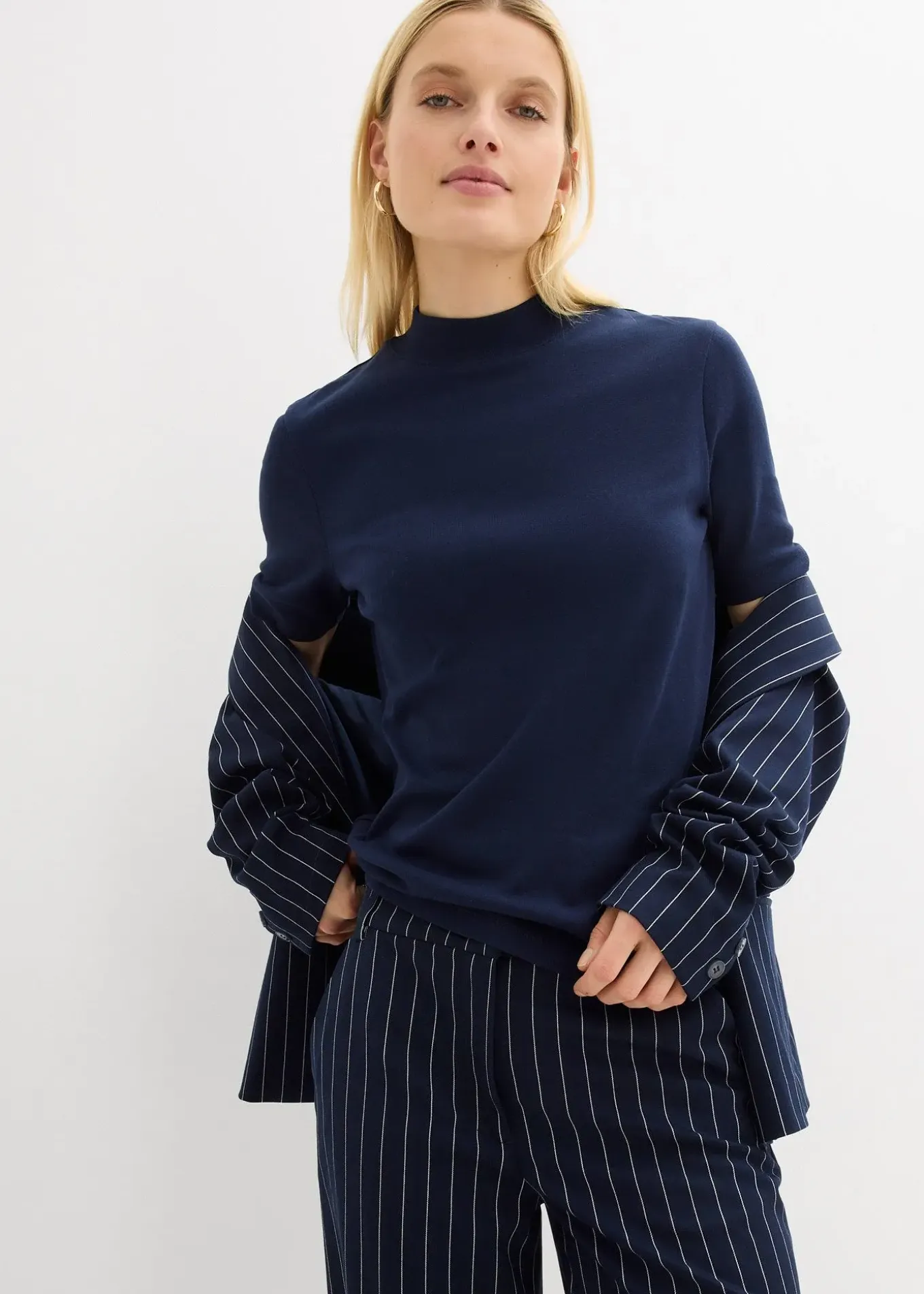 T-shirt côtelé 100% coton