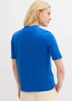 T-shirt côtelé 100% coton