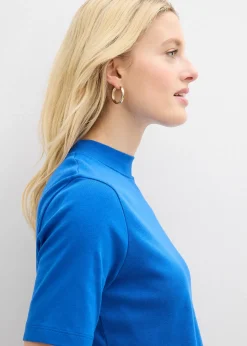 T-shirt côtelé 100% coton