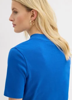 T-shirt côtelé 100% coton