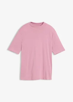 T-shirt côtelé 100% coton