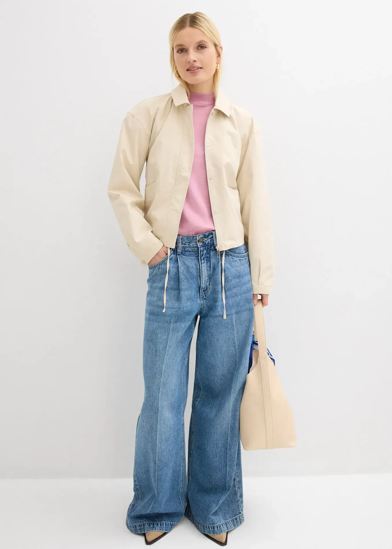 T-shirt côtelé 100% coton