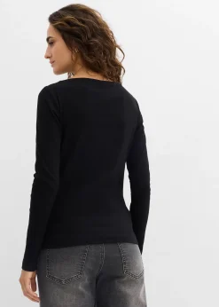 T-shirt côtelé ajusté