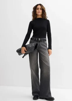 T-shirt côtelé ajusté