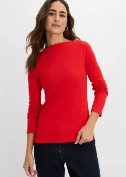 T-shirt côtelé ajusté