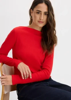 T-shirt côtelé ajusté