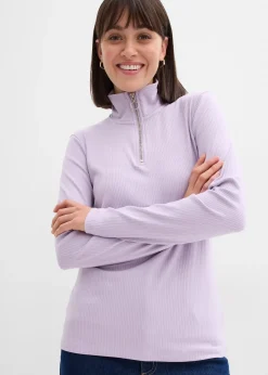 T-shirt côtelé doux