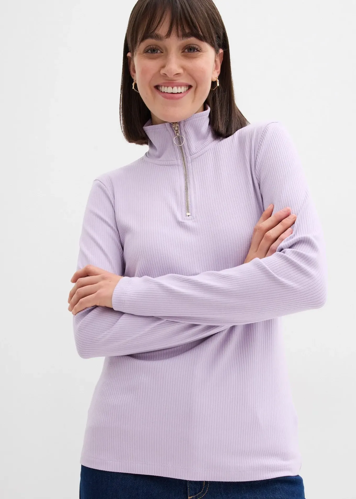 T-shirt côtelé doux