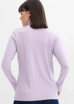 T-shirt côtelé doux