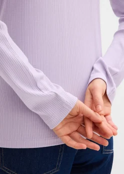 T-shirt côtelé doux