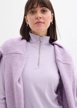 T-shirt côtelé doux