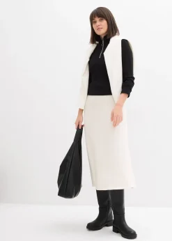 T-shirt côtelé doux