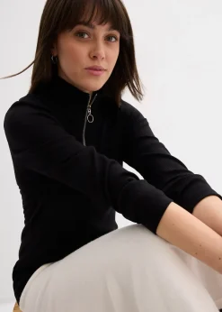 T-shirt côtelé doux