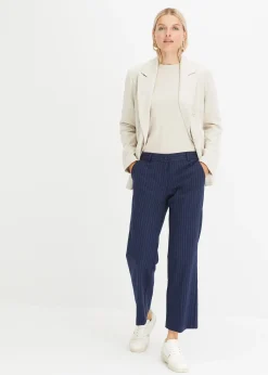 T-shirt côtelé manches longues 100 % coton