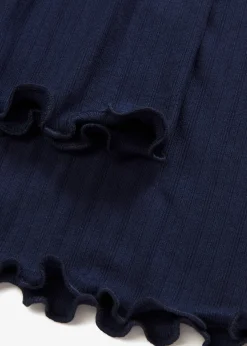 T-shirt côtelé manches longues