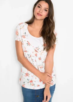 T-shirt de grossesse avec fonction allaitement