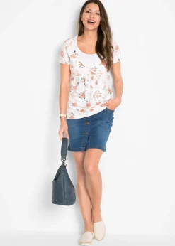 T-shirt de grossesse avec fonction allaitement