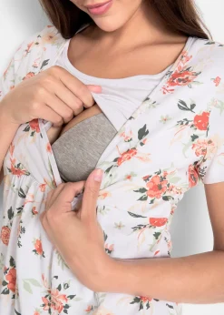 T-shirt de grossesse avec fonction allaitement