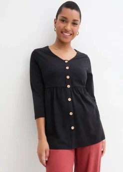 T-shirt de grossesse avec fonction allaitement en coton