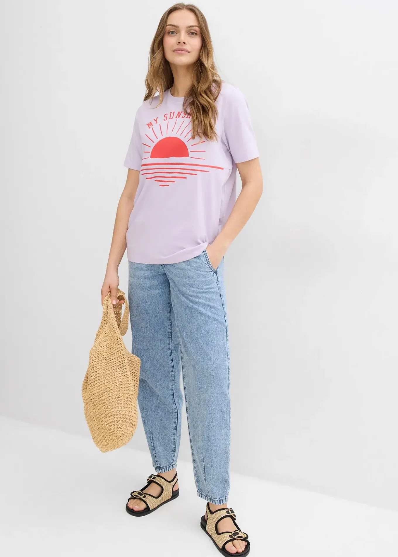 T-shirt de grossesse et d’allaitement en coton